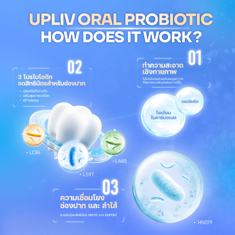 UPLIV Oral Probiotic Travel Size trial pack product detail image 04