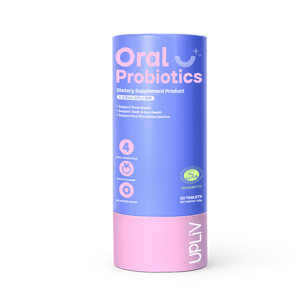 UPLIV Peach oral probiotics tub